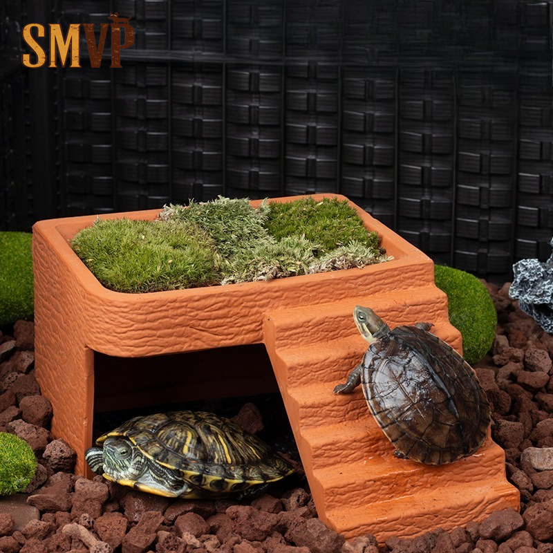 Hide Cave Ceramic - Piattaforma per il Basking delle Tartarughe