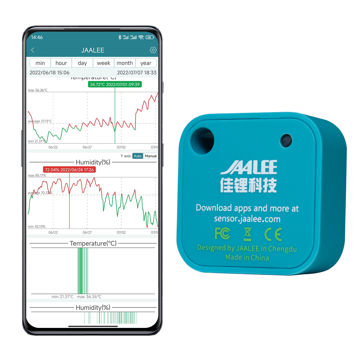 Jaalee JHT temperatura/umidità - Digital Hygrometer Probe recensione e prezzo